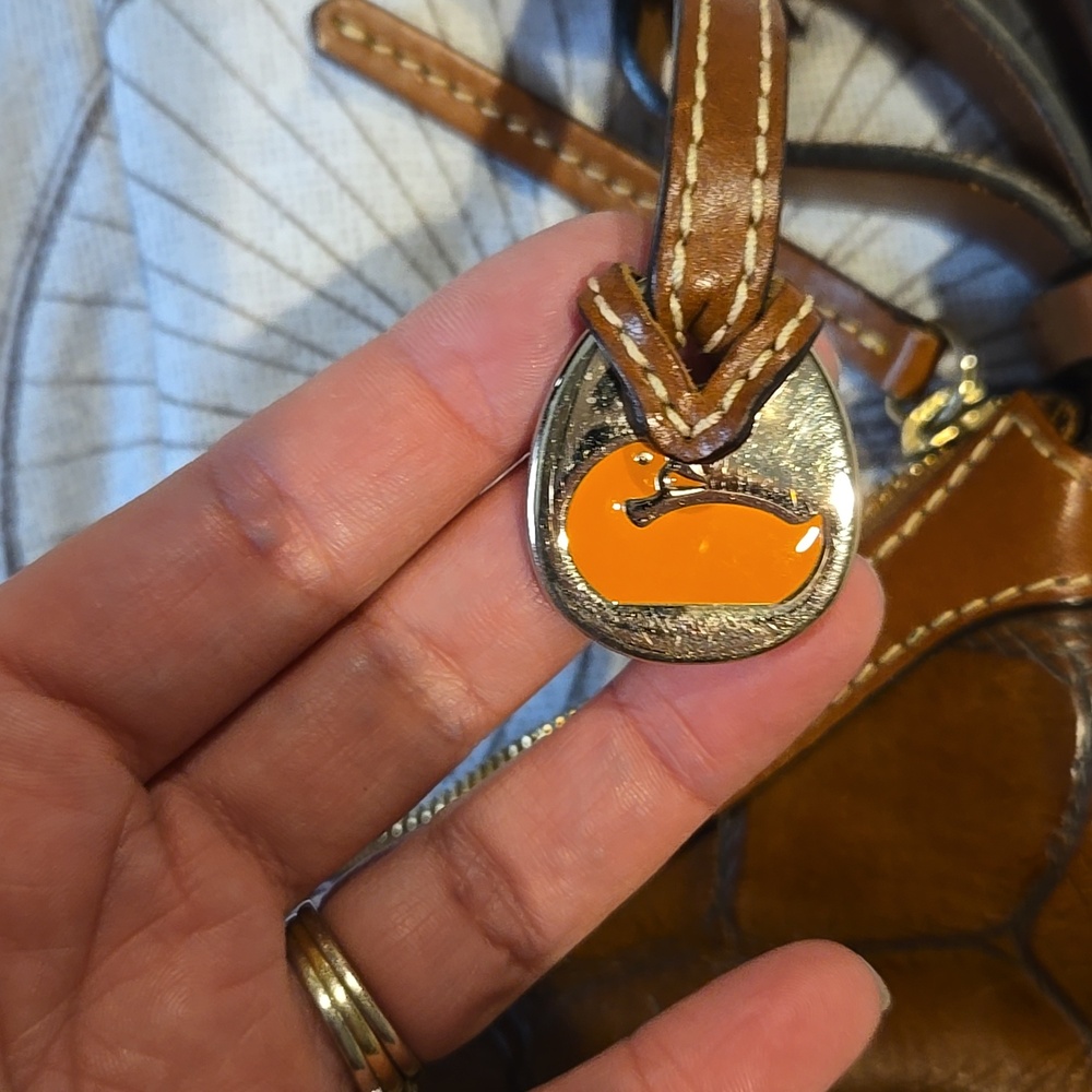Dooney & Bourke Leather Shoulder Bag - Picture 12 of 16